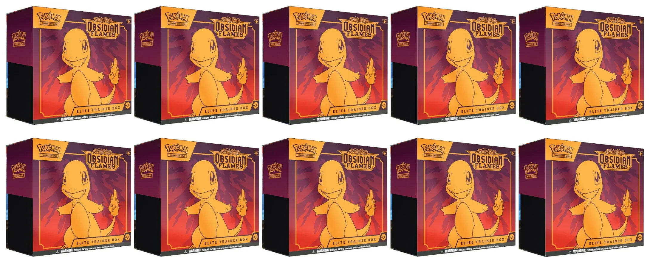 Scarlet & Violet: Obsidian Flames - Elite Trainer Box Case