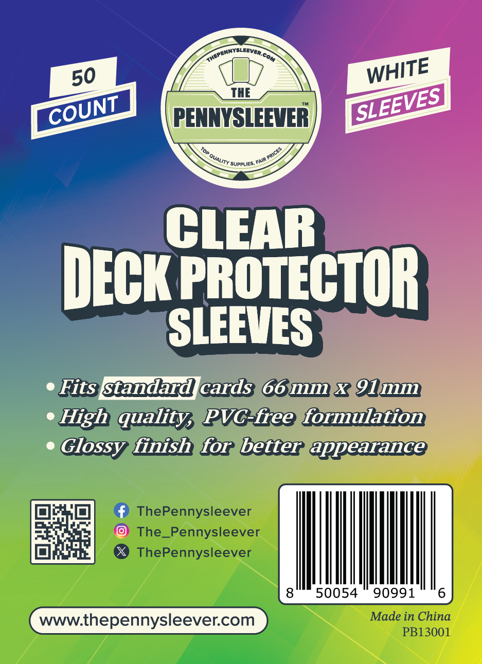 TCG/Pokémon CLEAR Deck Protector Sleeves (50 count)