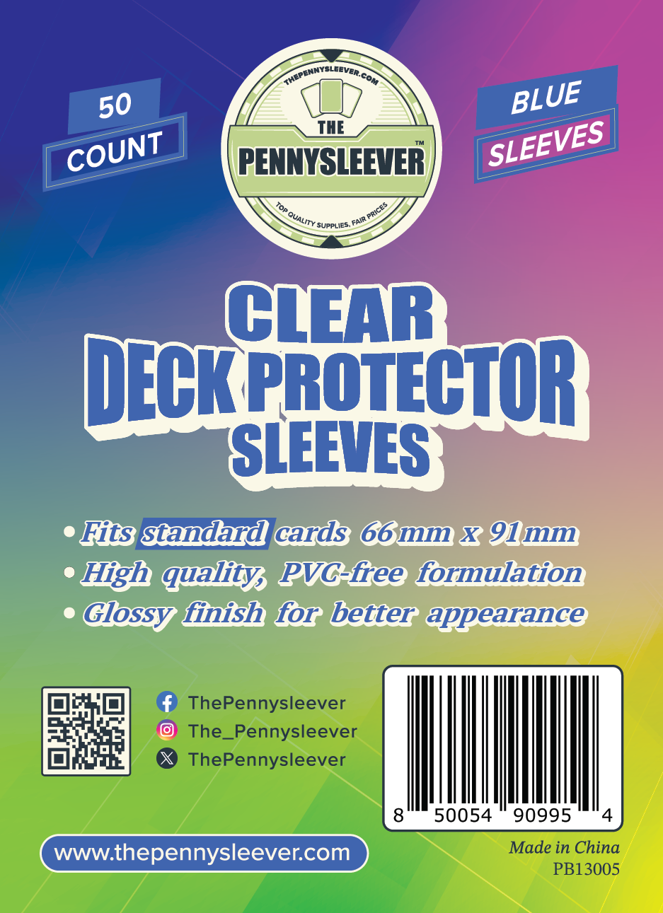 TCG/Pokémon CLEAR Deck Protector Sleeves (50 count)