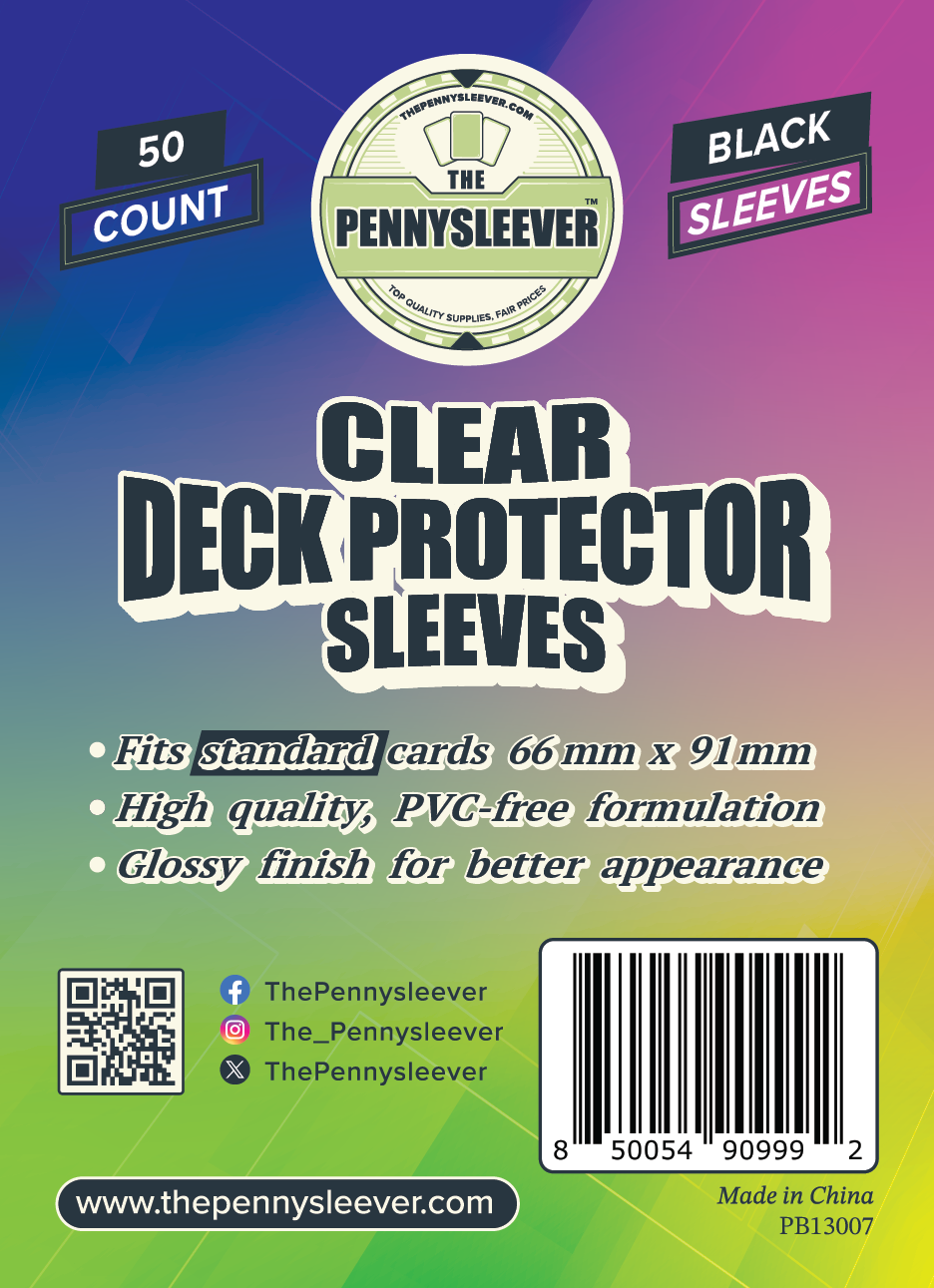 TCG/Pokémon CLEAR Deck Protector Sleeves (50 count)