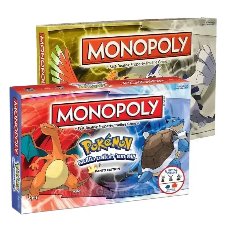 Pokemon Pikachu Monopoly 2-6 Players