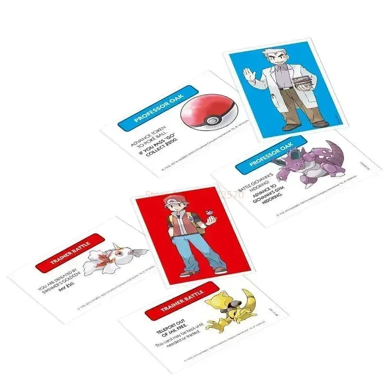 Pokemon Pikachu Monopoly 2-6 Players