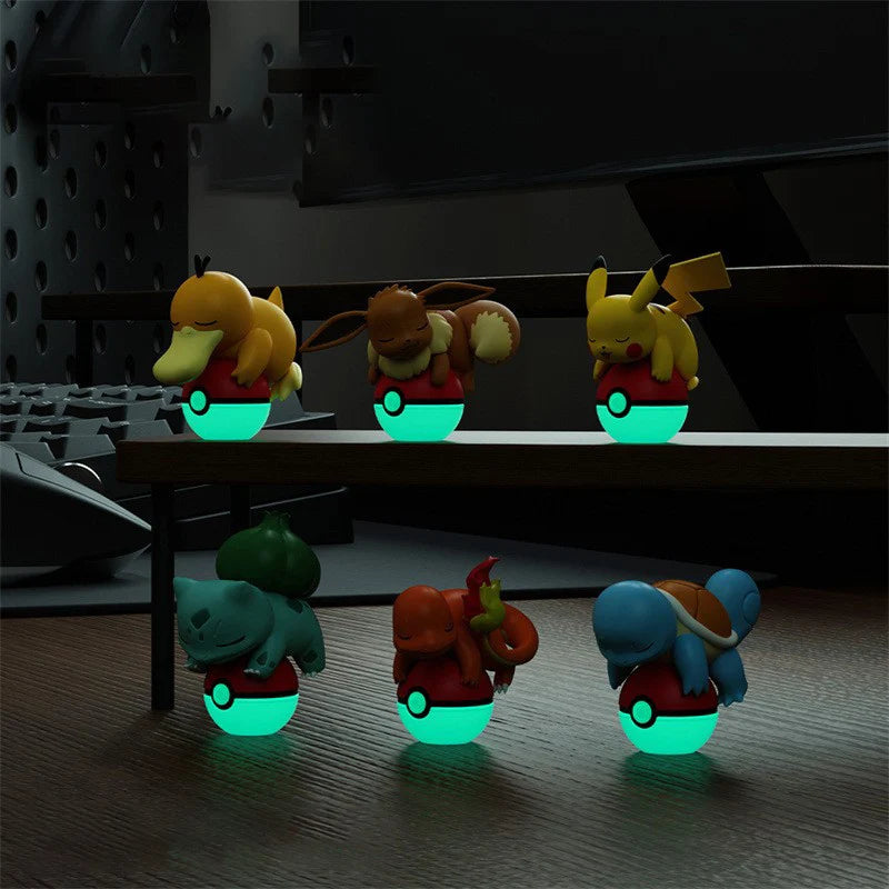Pokemon Poké Ball Night Light Doll Handmade