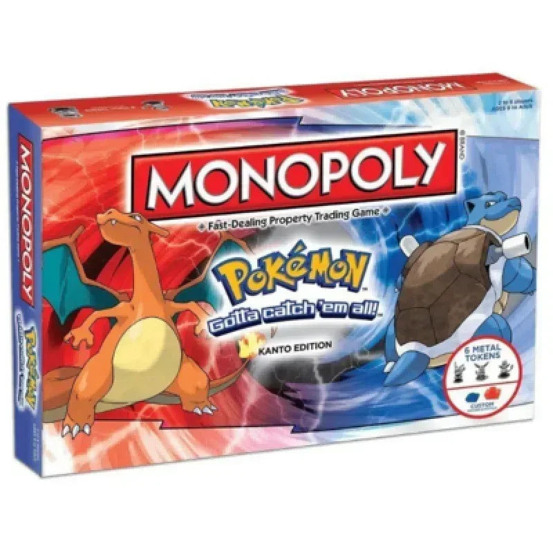 Pokemon Pikachu Monopoly 2-6 Players