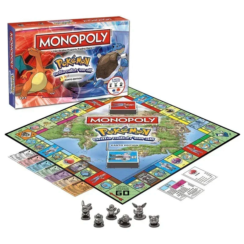Pokemon Pikachu Monopoly 2-6 Players